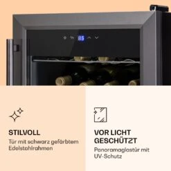 Ultimo 16 Uno Weinkühlschrank 42l Touch-Bedienfeld 16 Flaschen 5-18°C -Haushaltsgeräte 10035777 de 0004 logo