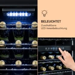 Shiraz 29 Duo Weinkühlschrank 2 Zonen 80L/29 Flaschen 5-22°C Touch -Haushaltsgeräte 10035846 de 0005 logo