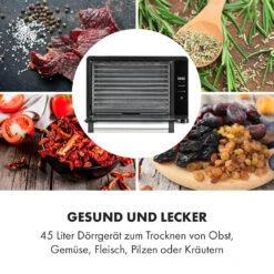 Mega Jerky Dörrautomat 650W 50-80°C LC-Touch-Display Timer -Haushaltsgeräte 10035853 de 0004 logo