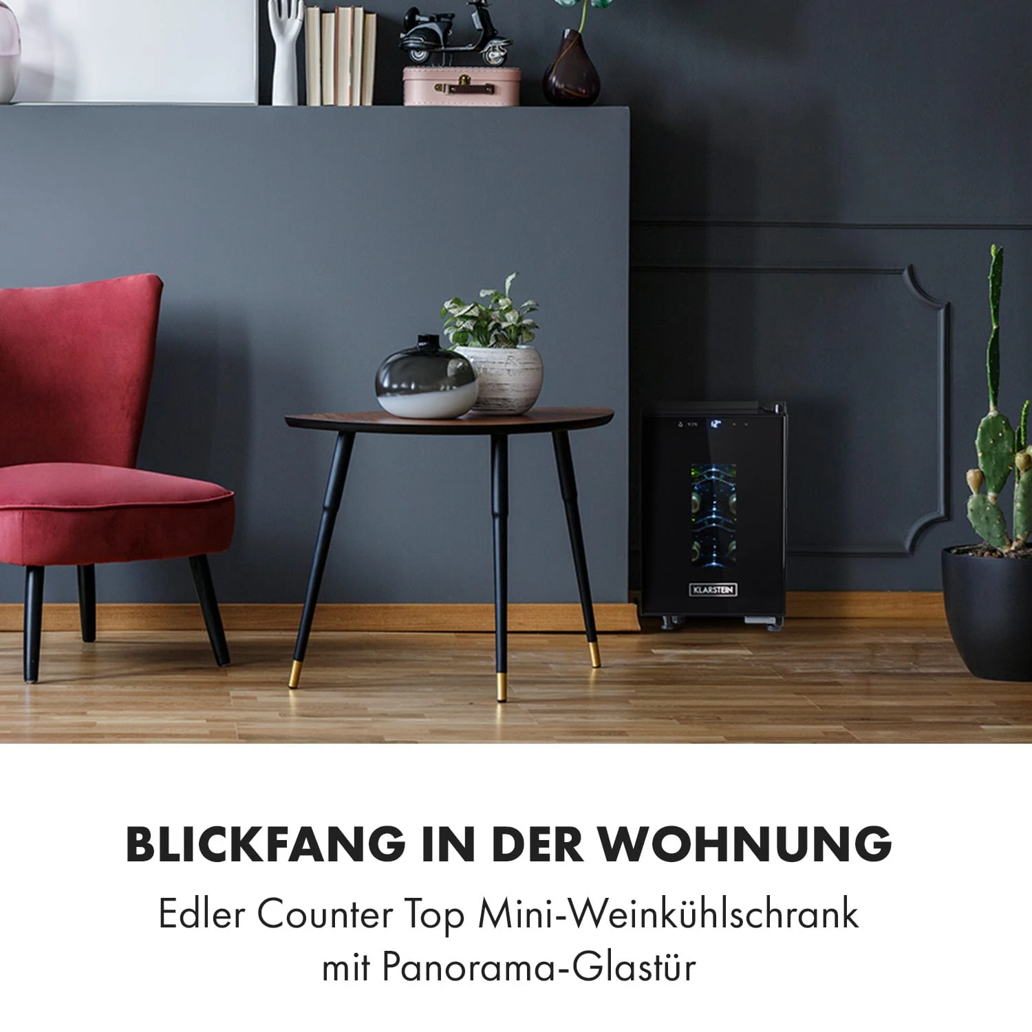 Bellevin 6 Uno Weinkühlschrank 17 Liter 11-18 °C SingleZone LED 2 Bellevin 6 Uno Weinkühlschrank 17 Liter 11-18 °C SingleZone LED – Bild 2