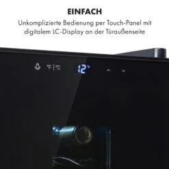 Bellevin 8 Uno Weinkühlschrank 23 Liter 11-18 °C LED Touch SingleZone -Haushaltsgeräte 10035862 de 0004 logo