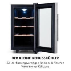 Reserva 8 Uno Weinkühlschrank 23 Ltr 8 Fl 11-18 °C 26 DB Edelstahl -Haushaltsgeräte 10035864 de 0003 logo