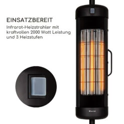 Heat Guru Turbo Heizstrahler 2000W IP54 Outdoor Für Sonnenschirm -Haushaltsgeräte 10035937 de 0004 logo