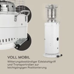 Heatwave Gasheizstrahler 10 KW (728 G/h) Bodenrollen Schutzcover Piezozündung 10 Heatwave Gasheizstrahler 10 KW (728 G/h) Bodenrollen Schutzcover Piezozündung -Haushaltsgeräte 10035959 de 0003 logo