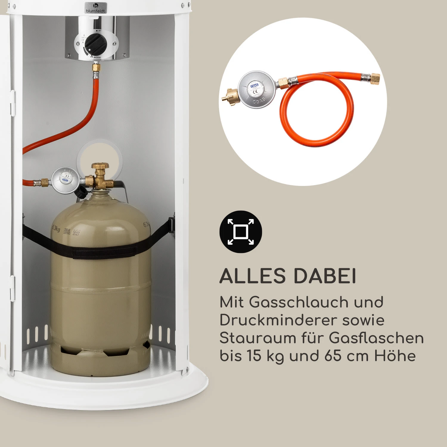 Heatwave Gasheizstrahler 10 KW (728 G/h) Bodenrollen Schutzcover Piezozündung 5 Heatwave Gasheizstrahler 10 KW (728 G/h) Bodenrollen Schutzcover Piezozündung – Bild 5