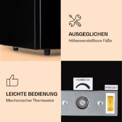 IceAge 88 Gefrierschrank 88 Liter EEK E 3 Etagen Thermostat Glasfront -Haushaltsgeräte 10036066 de 0005 logo