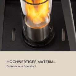 Fiamme Triangolo Ethanol-Laterne 2-Set Edelstahl-Brenner 0,3 Liter 4h Brenndauer -Haushaltsgeräte 10036072 de 0005 logo