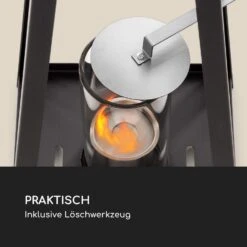 Fiamme Triangolo Ethanol-Laterne 2-Set Edelstahl-Brenner 0,3 Liter 4h Brenndauer -Haushaltsgeräte 10036072 de 0007 logo