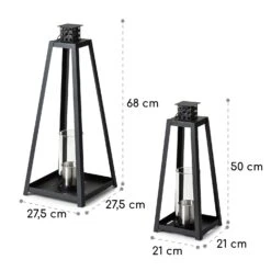 Fiamme Triangolo Ethanol-Laterne 2-Set Edelstahl-Brenner 0,3 Liter 4h Brenndauer -Haushaltsgeräte 10036072 yy 0009 logo