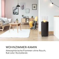 Fiamme Tamburo Ethanol-Kamin Edelstahl-Brenner 0,8Ltr 4-5 H Brenndauer -Haushaltsgeräte 10036076 de 0004 logo