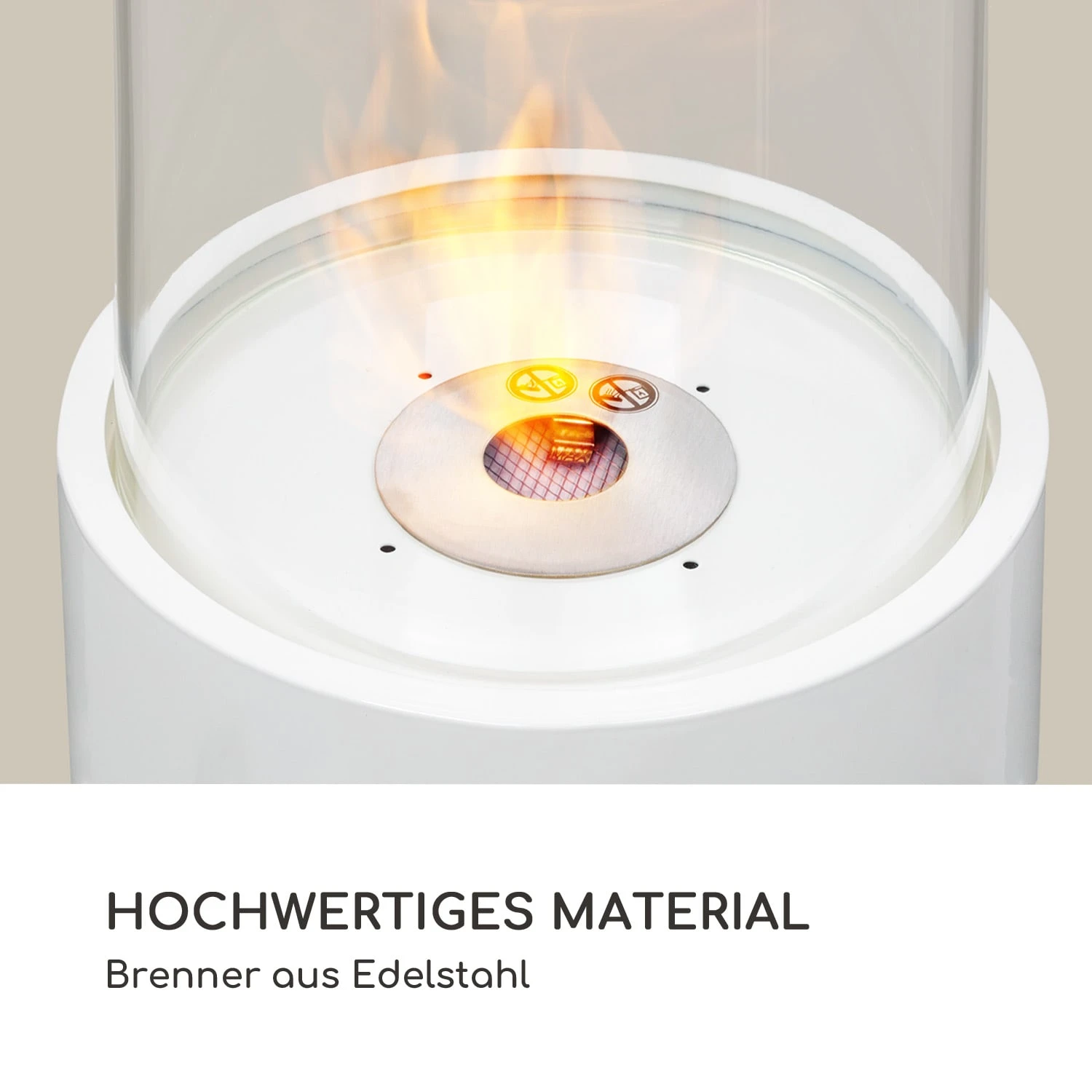 Fiamme Tamburo Ethanol-Kamin Edelstahl-Brenner 0,8Ltr 4-5 H Brenndauer 3 Fiamme Tamburo Ethanol-Kamin Edelstahl-Brenner 0,8Ltr 4-5 H Brenndauer – Bild 3