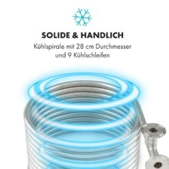 Counterflow Gegenstromkühler Ø28cm 9 Schleifen 304 Edelstahl -Haushaltsgeräte 10036084 de 0003 logo