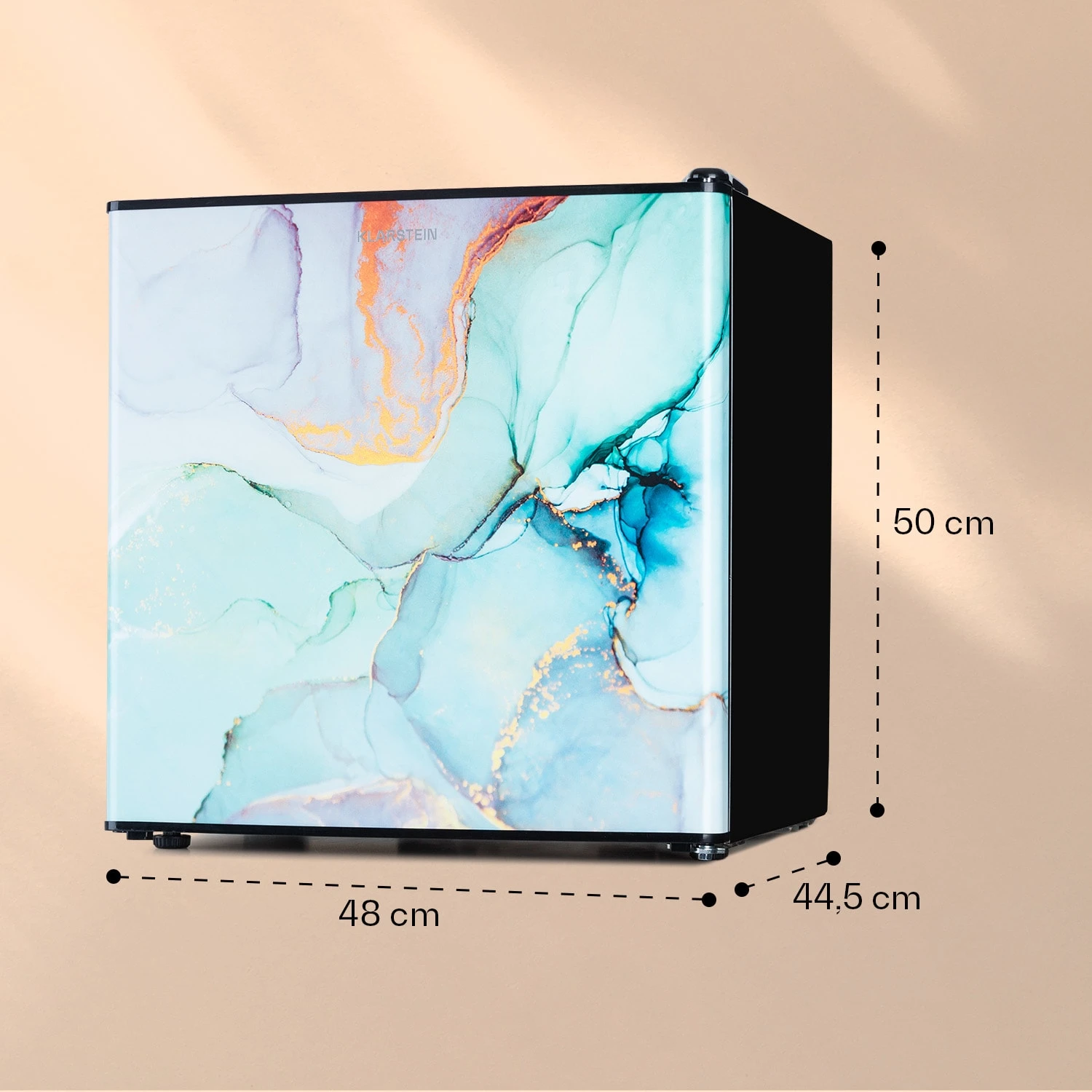 CoolArt 45L Mini-Kühlschrank EEK F Gefrierfach 1,5l Designtür 6 CoolArt 45L Mini-Kühlschrank EEK F Gefrierfach 1,5l Designtür – Bild 6