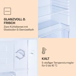 CoolArt 79L Kühl-Gefrier-Kombination EEK F Gefrierfach 9l Designtür 11 CoolArt 79L Kühl-Gefrier-Kombination EEK F Gefrierfach 9l Designtür -Haushaltsgeräte 10036184 de 0005 logo