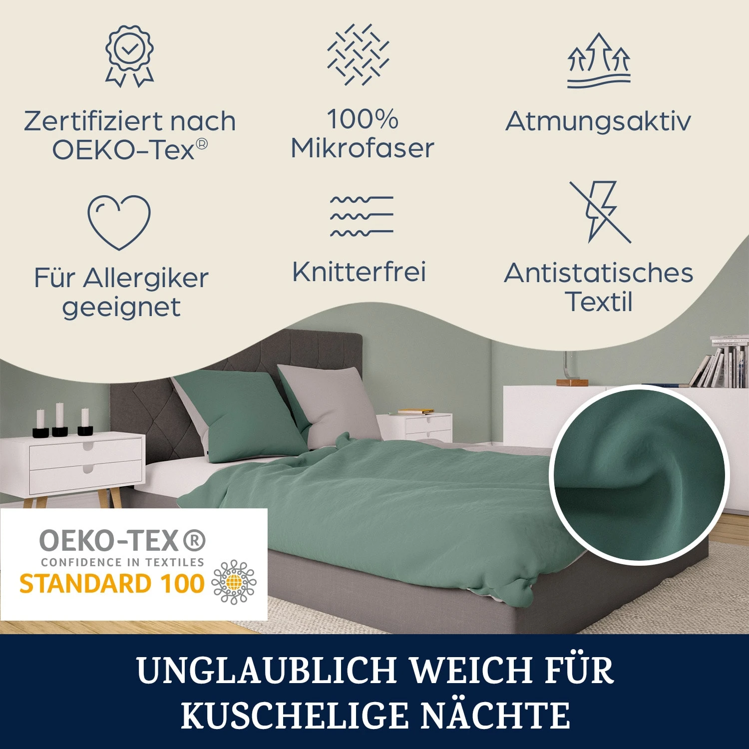Soft Wonder-Edition Bettwäsche 155x200 Cm 2 Soft Wonder-Edition Bettwäsche 155x200 Cm – Bild 2