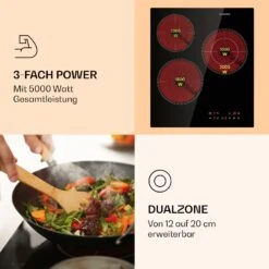 Virtuosa 3 Slim Kochfeld 3 Felder 5000 W Dualzone Timer Keramik -Haushaltsgeräte 10036334 de 0003 logo