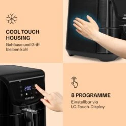 AeroVital Deluxe Heißluftfritteuse 1700W 5,4 Liter Edelstahl -Haushaltsgeräte 10036476 de 0004 logo