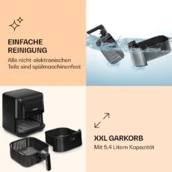 AeroVital Deluxe Heißluftfritteuse 1700W 5,4 Liter Edelstahl -Haushaltsgeräte 10036476 de 0006 logo