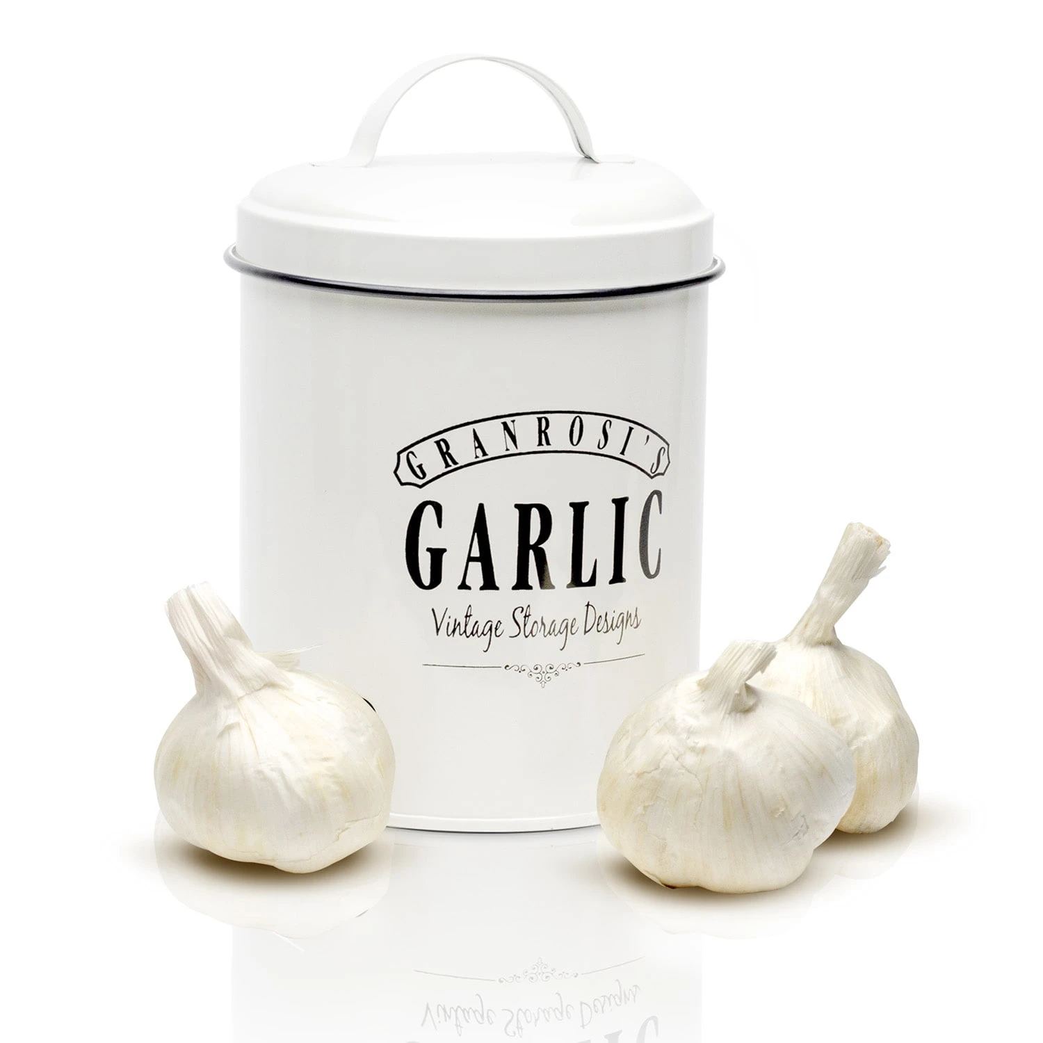 Montana Knoblauchtopf Emaille-Stahlblech 12 X 18 Cm (ØxH) Rostfrei 1 Montana Knoblauchtopf Emaille-Stahlblech 12 X 18 Cm (ØxH) Rostfrei