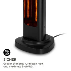 Heat Guru Tri-Mini Standheizstrahler 600W 2 Heizstufen IP65 Schwingfunktion Schwarz 16 Heat Guru Tri-Mini Standheizstrahler 600W 2 Heizstufen IP65 Schwingfunktion Schwarz -Haushaltsgeräte 10037728 de 0007 logo