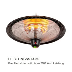 Heizsporn Deckenheizstrahler 60,5 Cm (Ø) LED-Lampe Fernbedienung -Haushaltsgeräte 10037731 de 0003 logo