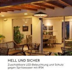 Heizsporn Deckenheizstrahler 60,5 Cm (Ø) LED-Lampe Fernbedienung -Haushaltsgeräte 10037731 de 0004 logo