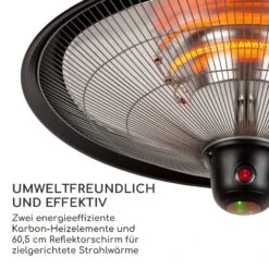 Heizsporn Deckenheizstrahler 60,5 Cm (Ø) LED-Lampe Fernbedienung -Haushaltsgeräte 10037731 de 0005 logo