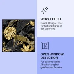 Wonderwall Air Art Smart Infrarotheizung Schwarze Blume 60x60cm 350W -Haushaltsgeräte 10037829 de 0006 logo