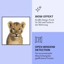Wonderwall Air Art Smart Infrarotheizung Löwe 60x60cm 350W -Haushaltsgeräte 10037833 de 0006 logo