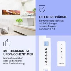 Wonderwall Air Art Smart Infrarotheizung Zug 120x30cm 350W -Haushaltsgeräte 10037838 de 0004 logo