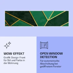 Wonderwall Air Art Smart Infrarotheizung Grüne Linie 120x30cm 350W -Haushaltsgeräte 10037846 de 0006 logo