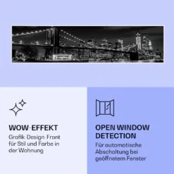 Wonderwall Air Art Smart Infrarotheizung Brücke 120x30cm 350W -Haushaltsgeräte 10037854 de 0006 logo