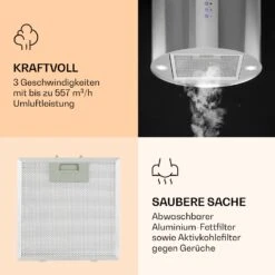Barella Dunstabzugshaube 35,5 X 93,5 X 43 Cm Umluft 557 M³/h LED Aktivkohlefilter -Haushaltsgeräte 10037864 de 0004 logo