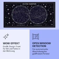 Wonderwall Air Art Smart Infrarotheizung Himmelskarte 120x60cm 700W -Haushaltsgeräte 10037891 de 0006 logo