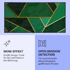 Wonderwall Air Art Smart Infrarotheizung Grüne Linie 120x60cm 700W -Haushaltsgeräte 10037907 de 0006 logo