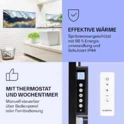 Wonderwall Air Art Smart Infrarotheizung Blauer Marmor 120x60cm 700W -Haushaltsgeräte 10037911 de 0004 logo