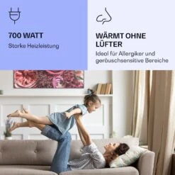 Wonderwall Air Art Smart Infrarotheizung Blume 120x60cm 700W -Haushaltsgeräte 10037913 de 0005 logo