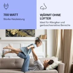 Wonderwall Air Art Smart Infrarotheizung Schwarzes Blatt 120x60cm 700W -Haushaltsgeräte 10037921 de 0005 logo