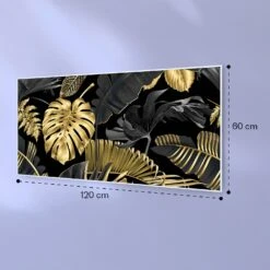 Wonderwall Air Art Smart Infrarotheizung Schwarzes Blatt 120x60cm 700W -Haushaltsgeräte 10037922 yy 0007 logo