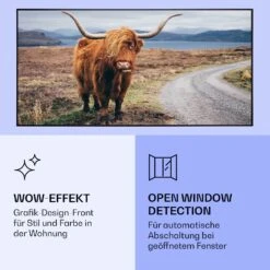 Wonderwall Air Art Smart Infrarotheizung Kuh 120x60cm 700W -Haushaltsgeräte 10037923 de 0006 logo