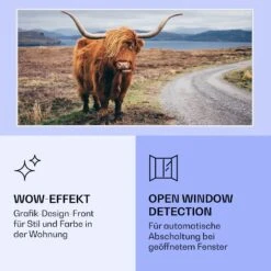 Wonderwall Air Art Smart Infrarotheizung Kuh 120x60cm 700W -Haushaltsgeräte 10037924 de 0006 logo