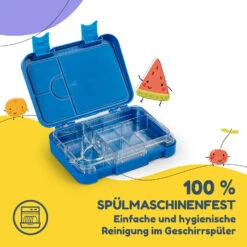Schmatzfatz Junior Lunchbox 6 Fächer 21,3 X 15 X 4,5 Cm (BxHxT) -Haushaltsgeräte 10037940 de 0005 usp
