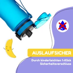 Schmatzfatz Trinkflasche Sportflasche 500 Ml 24 Cm Tritan -Haushaltsgeräte 10037950 de 0003 usp