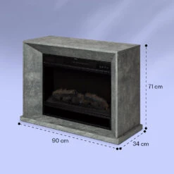 Crater Lake Elektrokamin 1900 W LED-Technik Fernbedienung -Haushaltsgeräte 10037982 yy 0007 logo