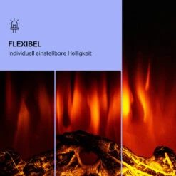Klarstein Lamington Elektrokamin 2000 W LED-Flammen Heizlüfter Timer Ambientelicht -Haushaltsgeräte 10038006 de 0004 logo