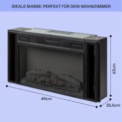 Villarrica Elektrokamin 1900 W LED-Technik Wandeinbau Fernbedienung -Haushaltsgeräte 10038007 de 0005 usp