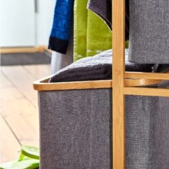 Wäscheregal 3 Schubladen 3 Etagen Bambus Baumwolle -Haushaltsgeräte 10038013 yy 0007 logo