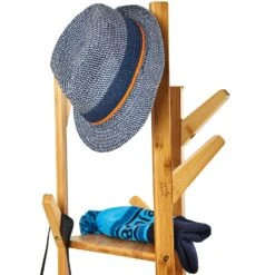 Garderobe Dreieckig 3 Ablagen 32,5x166cm (ØxH) 100% Bambus 10 Garderobe Dreieckig 3 Ablagen 32,5x166cm (ØxH) 100% Bambus -Haushaltsgeräte 10038018 yy 0004 logo