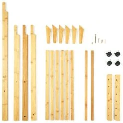 Garderobe Ablage Kleiderständer 57,5 X 173cm Asymmetrisch Bambus -Haushaltsgeräte 10038021 yy 0003 logo