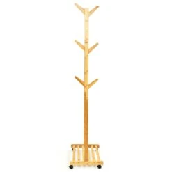 Garderobe Ablage Kleiderständer 57,5 X 173cm Asymmetrisch Bambus -Haushaltsgeräte 10038021 yy 0006 logo